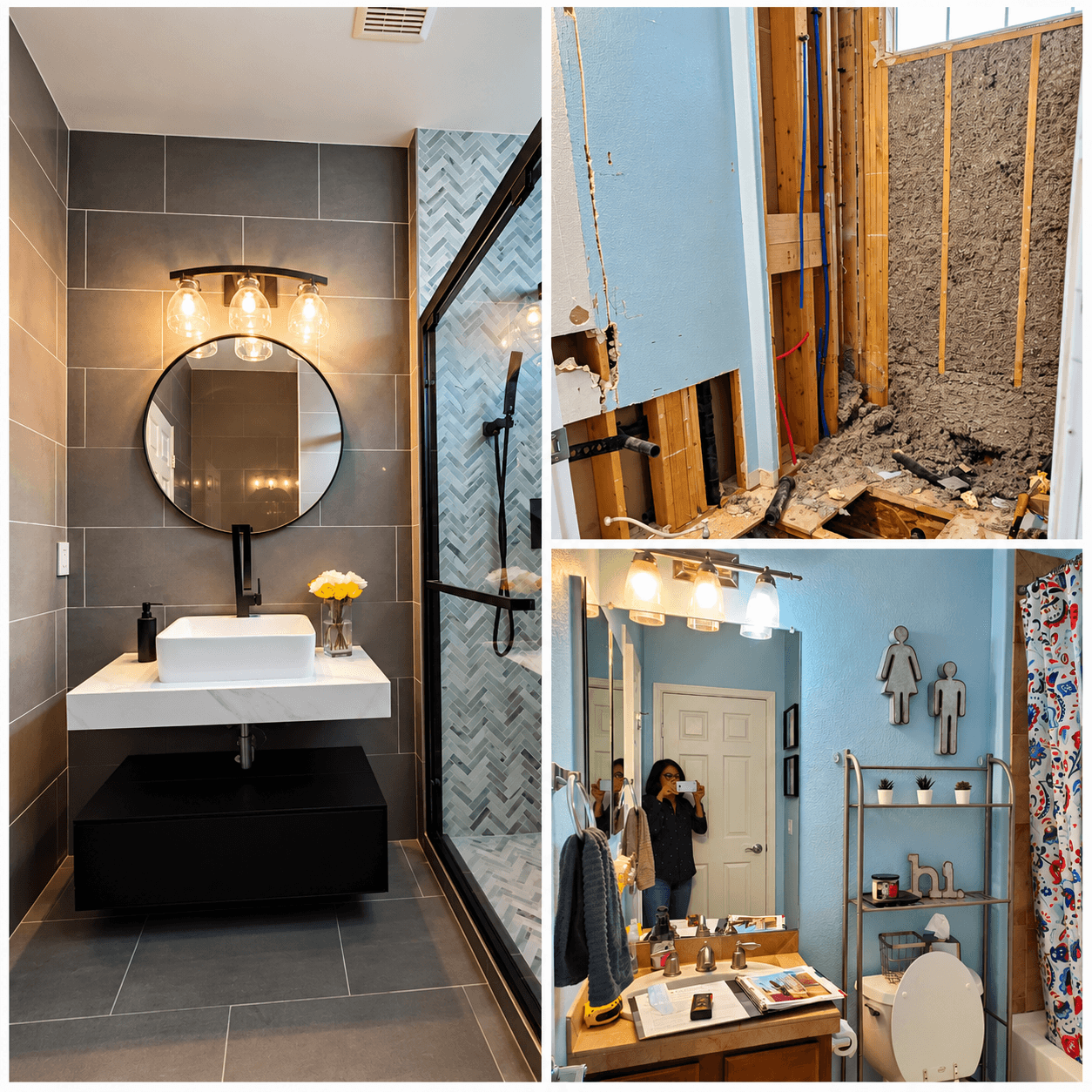 Bathroom transformation