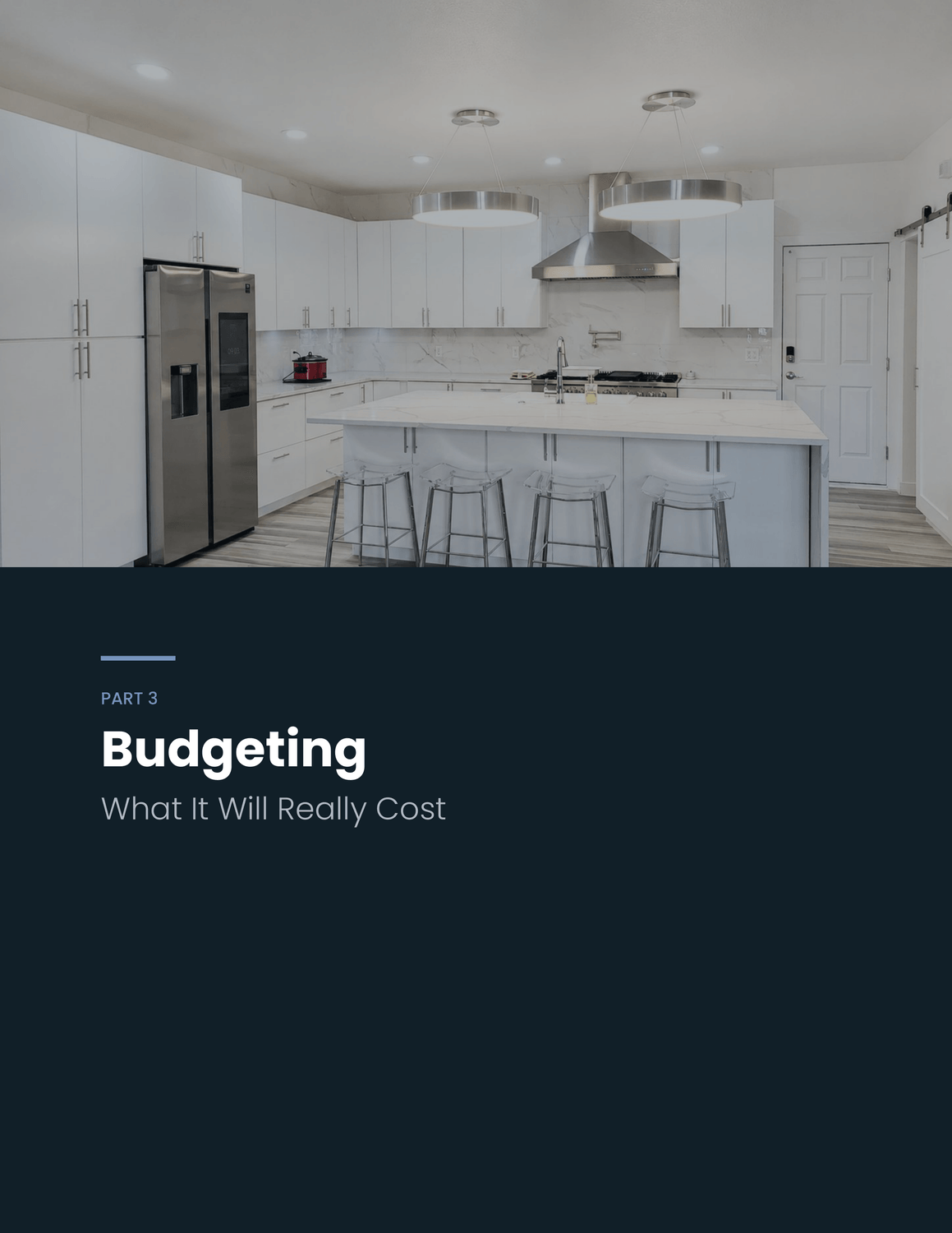 Part 3 cover: Budgeting